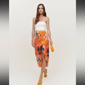 Sabine Silky Skirt - Electra  NWT 198.00